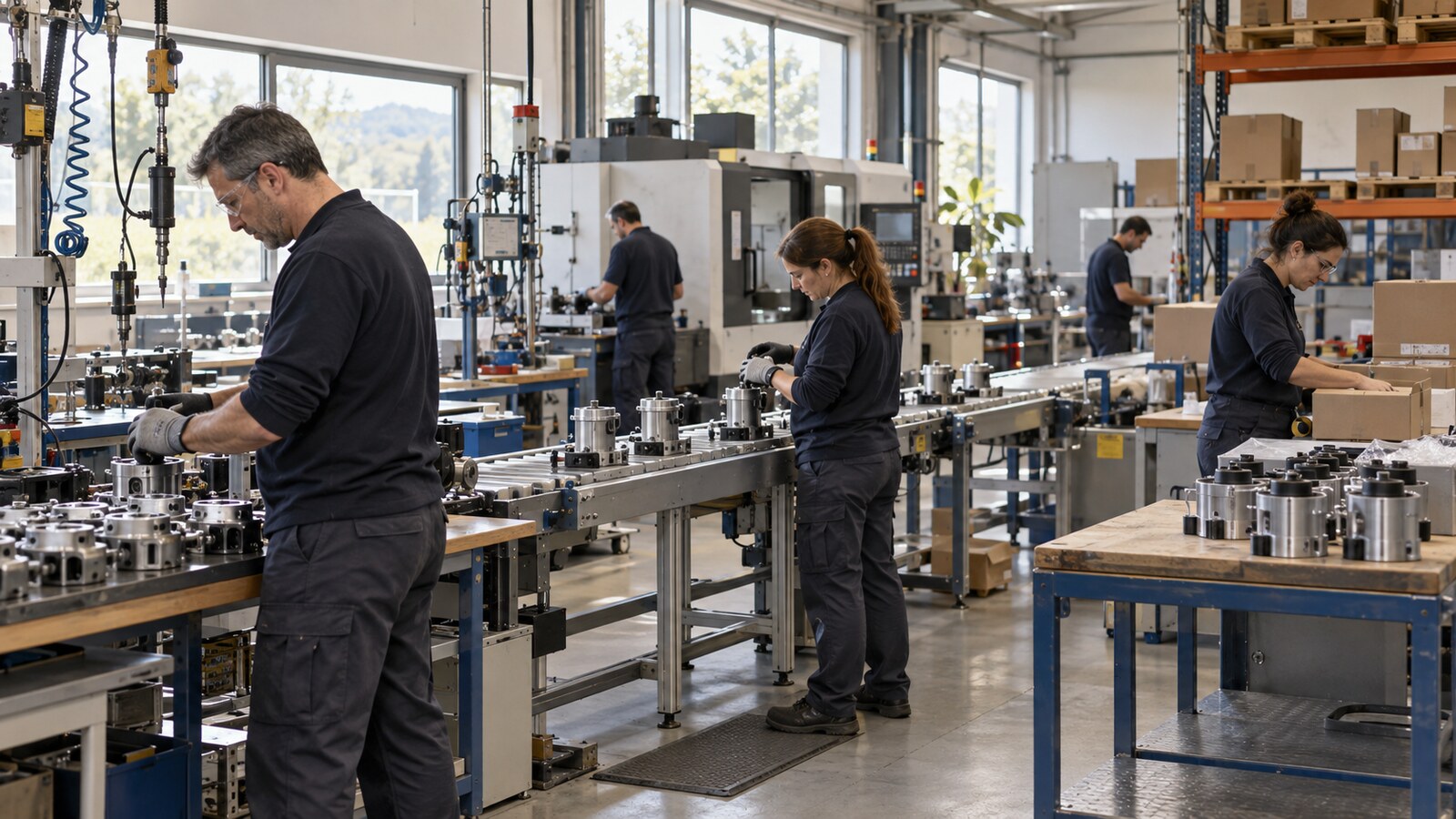 Personas y equipos intervienen en un mismo proceso para generar el resultado con el que se calcula la productividad laboral, del capital y multifactorial.